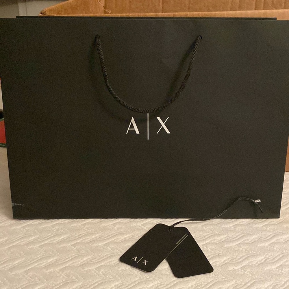 Armani shopping bag and tissue paper